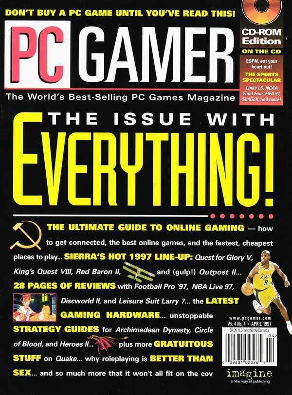 PC Gamer   Issue 035   April 1997 cover